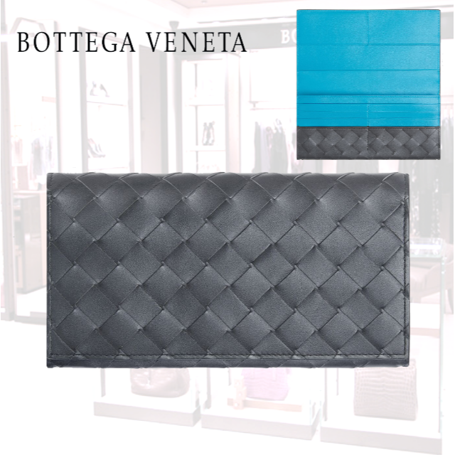 新製品情報も満載 Bottega サンダー/プール 長財布 バイカラー コイン