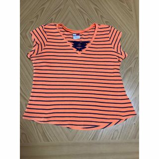 トミーヒルフィガー(TOMMY HILFIGER)の493）【TOMMY HILFIGER】VネックカットソーMレディース(カットソー(半袖/袖なし))