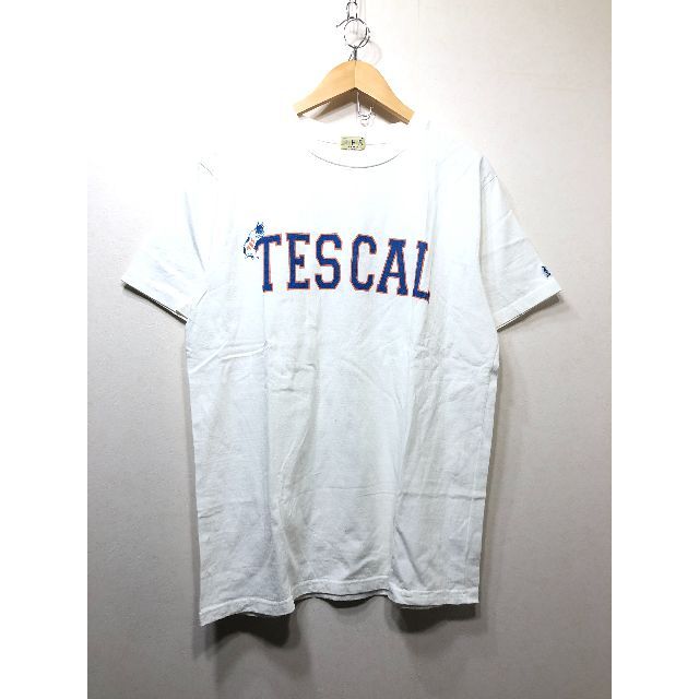 010510● TES TESCAL Tシャツ XL ホワイト