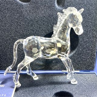 スワロフスキー(SWAROVSKI)のジャンク スワロフスキー　馬　置物 ユニコーン(置物)