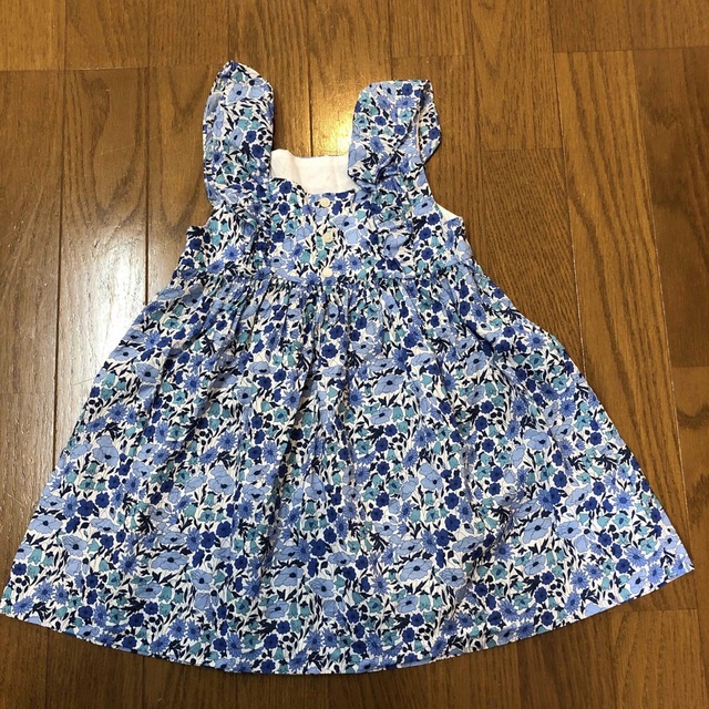 Jacadi(ジャカディ)のリバティ　ワンピース　36m キッズ/ベビー/マタニティのキッズ服女の子用(90cm~)(ワンピース)の商品写真