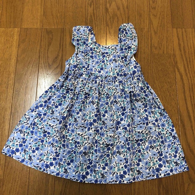 Jacadi(ジャカディ)のリバティ　ワンピース　36m キッズ/ベビー/マタニティのキッズ服女の子用(90cm~)(ワンピース)の商品写真