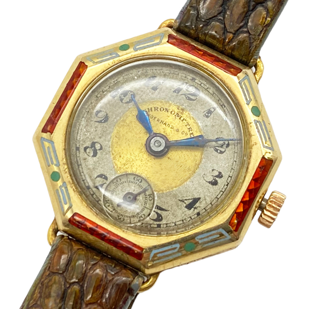 エベラール EBERHARD アンティークウォッチ K18YG 手巻き レディース 腕時計