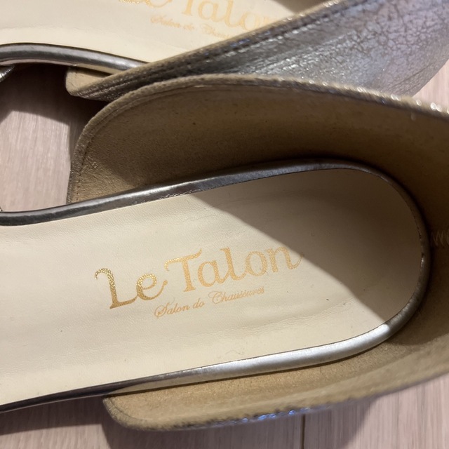 Le Talon(ルタロン)の【le talon】シルバーパンプス　最終お値下げ⚠️ レディースの靴/シューズ(ハイヒール/パンプス)の商品写真