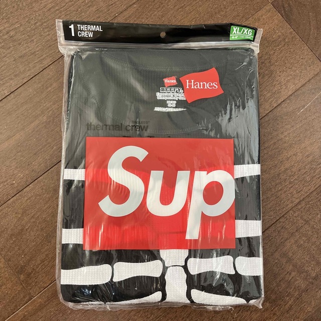 Supreme Hanes Bones Thermal Crew メンズ トップス Tシャツ