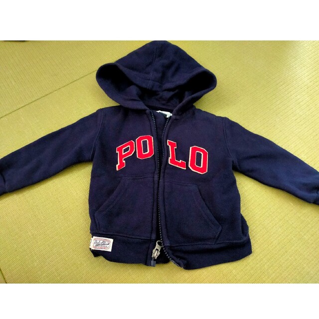 POLO RALPH LAUREN(ポロラルフローレン)のポロラルフローレン　パーカー　サイズ12M キッズ/ベビー/マタニティのベビー服(~85cm)(トレーナー)の商品写真