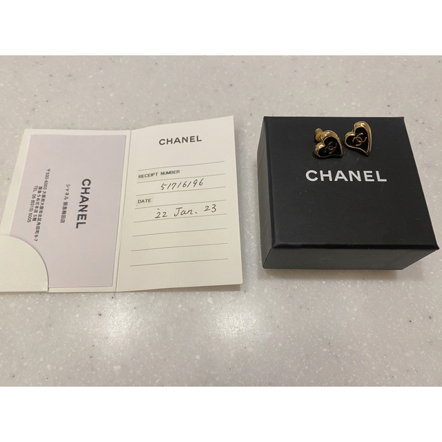 ＊CHANEL＊ハートピアス＊