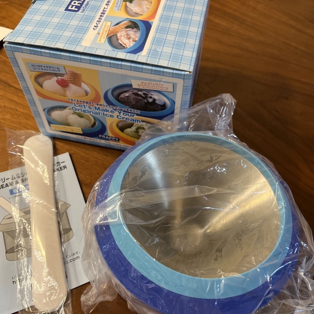 アイスクリーム&シャーベットメーカー frappyの通販 by apia0 シャーベット メーカー