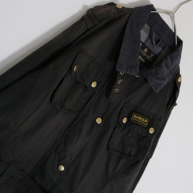 Barbour INTERNATIONAL オイルドジャケット 黒 L-silversky ...