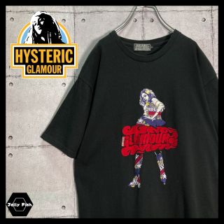 ヒステリックグラマー(HYSTERIC GLAMOUR)の【希少Lサイズ】ヒステリックグラマー VIXEN GIRL  総刺繍 Tシャツ(Tシャツ/カットソー(半袖/袖なし))