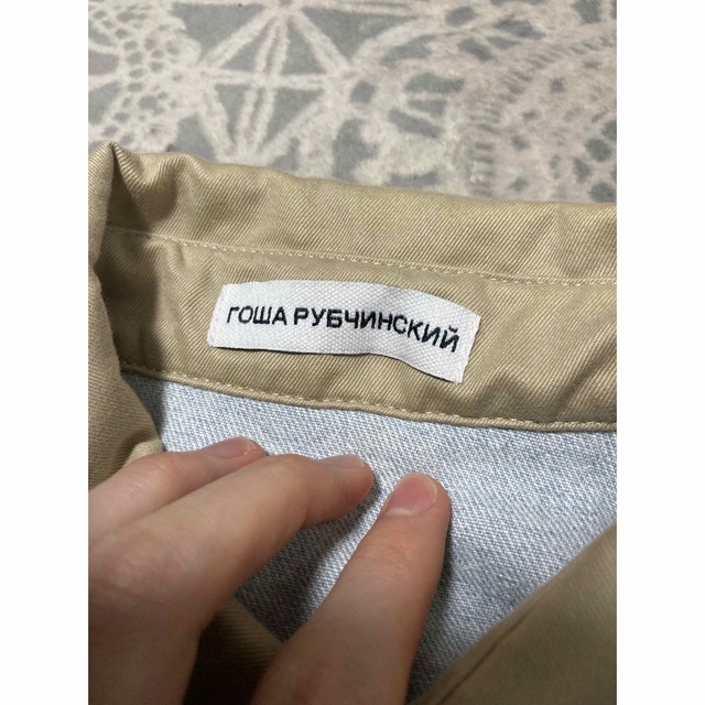 Gosha Rubchinskiy(ゴーシャラブチンスキー)の名作　ゴーシャラブチンスキー　18SS 再構築　ドッキングジャケット メンズのジャケット/アウター(Gジャン/デニムジャケット)の商品写真