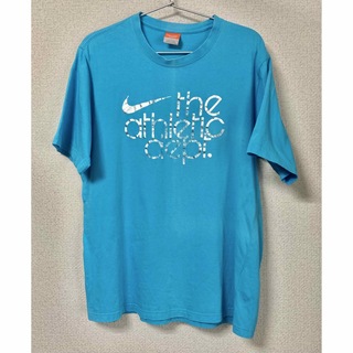 ナイキ(NIKE)のNIKE プリント Tシャツ ライトブルー Lサイズ(Tシャツ/カットソー(半袖/袖なし))