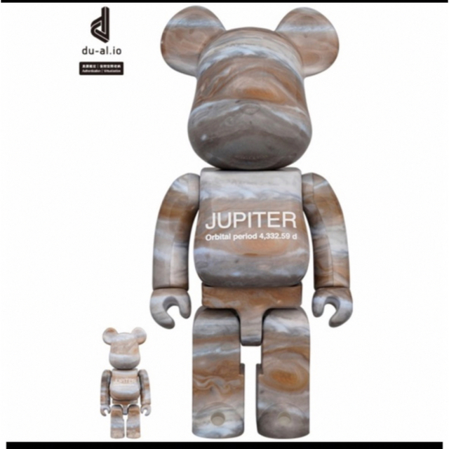 MEDICOM TOY(メディコムトイ)のJUPITER BE@RBRICK 100％ & 400％  エンタメ/ホビーのおもちゃ/ぬいぐるみ(キャラクターグッズ)の商品写真