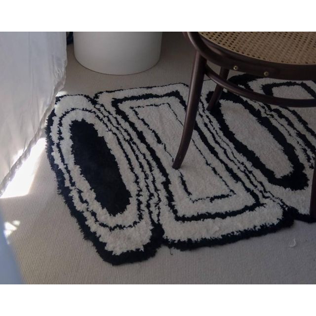Niceone monotone art rug モノトーン アートラグ 2