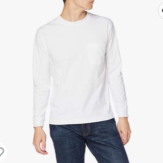 ヘインズ(Hanes)の新品！[ヘインズ] ビーフィー ロングスリーブ ホワイト L(Tシャツ/カットソー(七分/長袖))