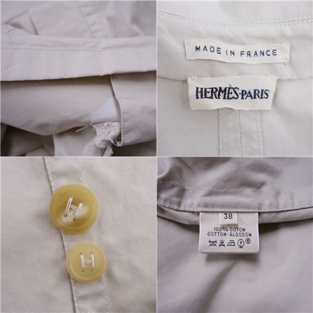 HERMES - エルメス HERMES コート トレンチコート マルジェラ期 HERMES - エルメス HERMES コート トレンチコート マルジェラ期