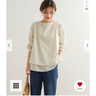 アーバンリサーチドアーズ(URBAN RESEARCH DOORS)のUR TECH Smart Linen Touch レイヤードブラウス(シャツ/ブラウス(長袖/七分))