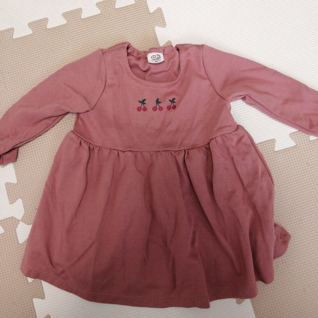 mikihouse(ミキハウス)のミキハウス ロンT 長袖 80　(セット キッズ/ベビー/マタニティのベビー服(~85cm)(シャツ/カットソー)の商品写真