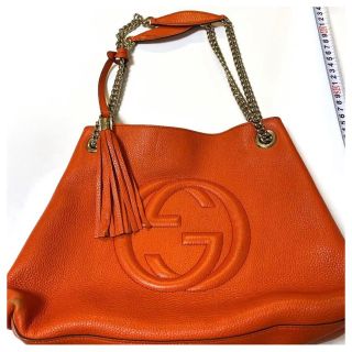 グッチ(Gucci)のGUCCI グッチ ソーホーチェーンショルダーバッグ(ショルダーバッグ)