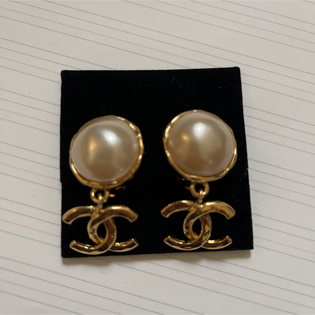 シャネル ☆ ヴィンテージ イヤリング パール ココマーク ☆ 超美品