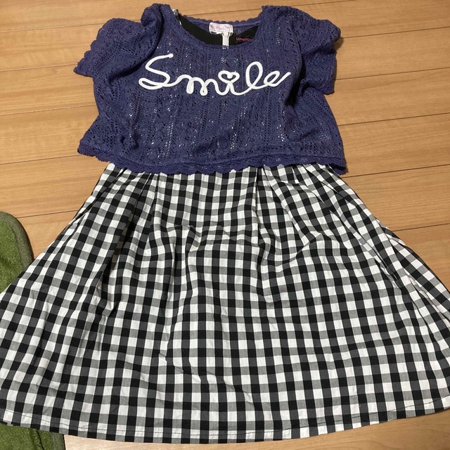 lovetoxic(ラブトキシック)のラブトキ　ワンピース　マザウェイズ　カットソー キッズ/ベビー/マタニティのキッズ服女の子用(90cm~)(ワンピース)の商品写真