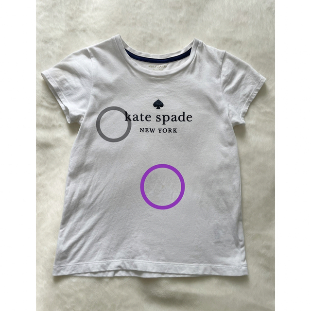 kate spade new york(ケイトスペードニューヨーク)のケイトスペード　キッズ　Tシャツ　140 キッズ/ベビー/マタニティのキッズ服女の子用(90cm~)(Tシャツ/カットソー)の商品写真