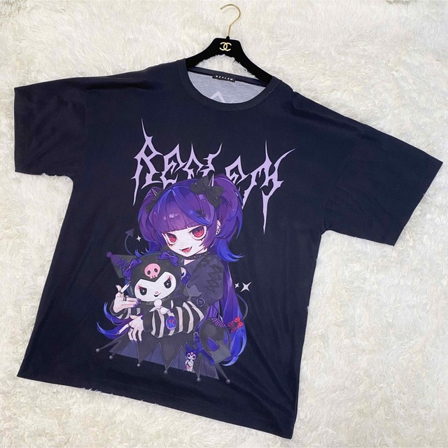 激レア】REFLEM×クロミ コラボT kuromi BIGTシャツ F-