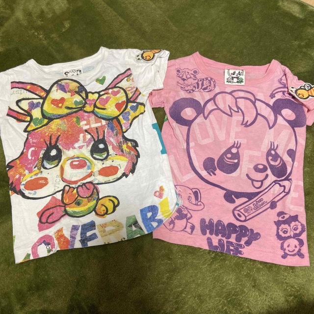 GrandGround(グラグラ)のグラグラ Tシャツ 90㎝ 2点セット キッズ/ベビー/マタニティのキッズ服女の子用(90cm~)(Tシャツ/カットソー)の商品写真