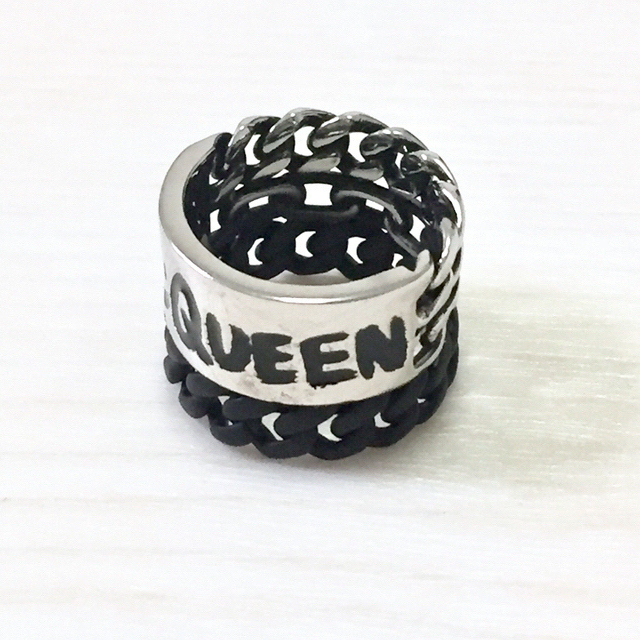 新品 Alexander McQUEEN チェーンリング オリジナル 22516円 www