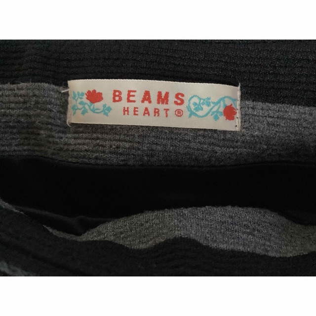 BEAMS(ビームス)のBEAMS ビームス スカート グレー ブラック M レディースのスカート(ひざ丈スカート)の商品写真