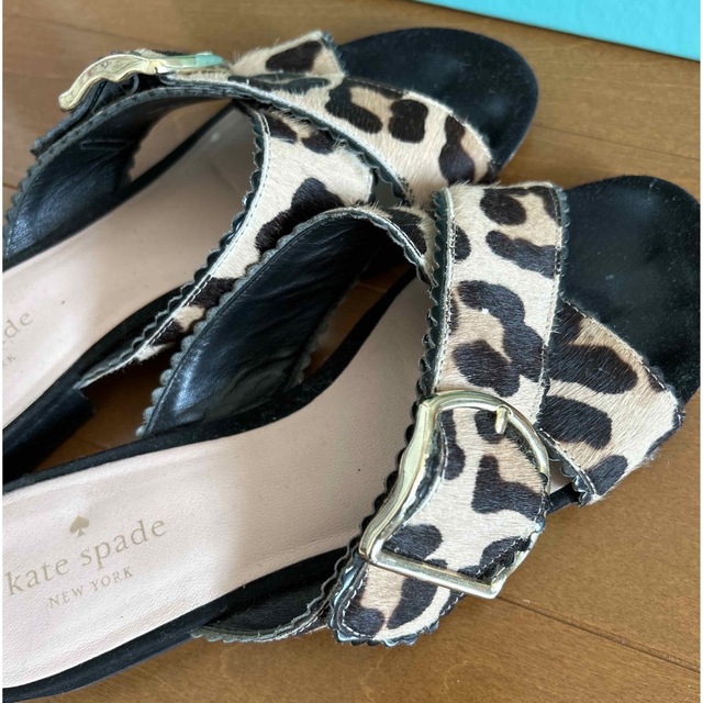 kate spade new york(ケイトスペードニューヨーク)のケイトスペード レオパード柄サンダル レディースの靴/シューズ(サンダル)の商品写真