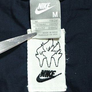 NIKE - 【希少】ナイキ デニムジャケット M ブルゾン 刺繍 古着 00s