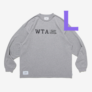 ダブルタップス(W)taps)のWTAPS 23SS DESIGN 01 LS COLLEGE グレー L (Tシャツ/カットソー(七分/長袖))
