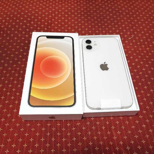 新品未使用 iPhone 12 64GB 白 White シムフリー おまけスマートフォン本体