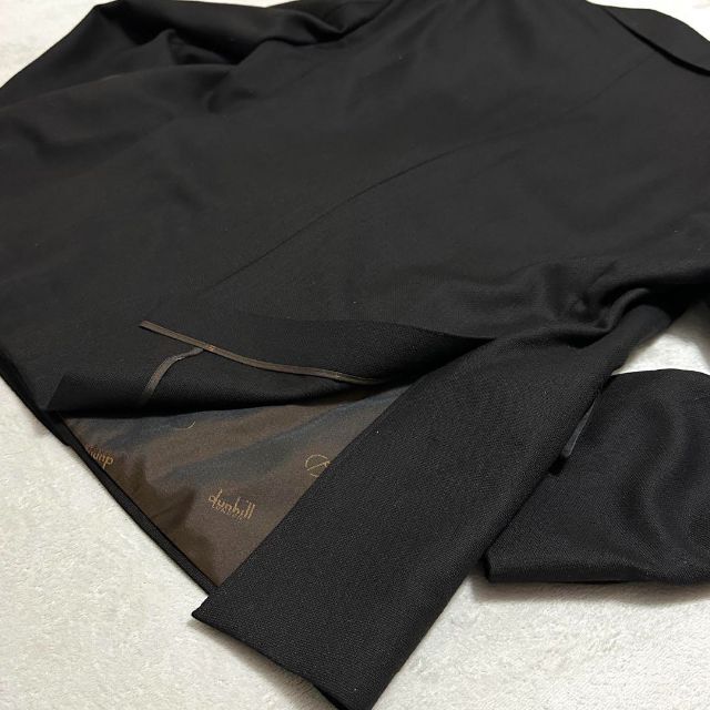 896美品 ダンヒル スーツセット 高級オーダー品 茶 ダブル ゆったり