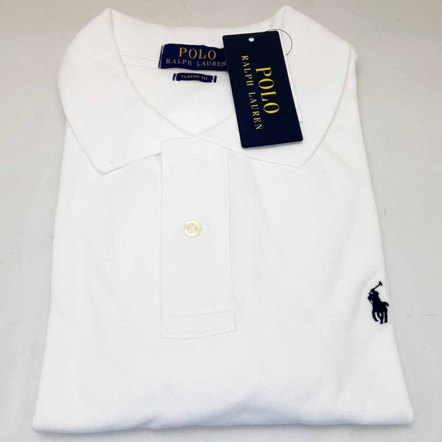 POLO RALPH LAUREN(ポロラルフローレン)の新品 ポロラルフローレン スモールポニーポロシャツ ホワイト ボーイズLサイズ レディースのトップス(ポロシャツ)の商品写真