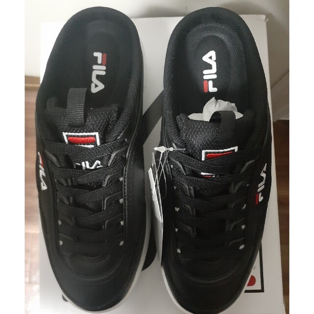 FILA(フィラ)の新品☆フィラFILAディスラプター2 ブラック・フィラ スニーカー スリッポン レディースの靴/シューズ(スニーカー)の商品写真