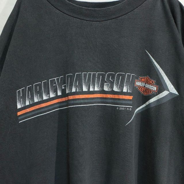 希少00s】ハーレーダビッドソン Tシャツ 半袖 両面プリント 入手困難