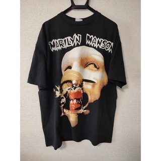 【値下げ不可】古着 Marilyn Manson(Tシャツ/カットソー(半袖/袖なし))