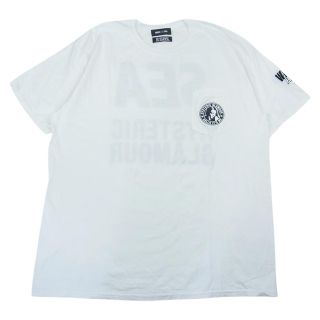 ヒステリックグラマー(HYSTERIC GLAMOUR)のHYSTERIC GLAMOUR ヒステリックグラマー WDS HYS-05 wind and sea ウィンダンシー WDS T-SHIRT 半袖 Tシャツ ホワイト系 XL【中古】(シャツ)