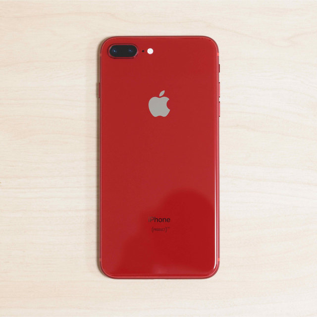 【美品】■iPhone8Plus 256GB RED SIMフリー■