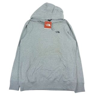 ザノースフェイス(THE NORTH FACE)のTHE NORTH FACE ノースフェイス NT11901A スクエアロゴ バックプリント スエット パーカー グレー系 XL【極上美品】【中古】(パーカー)