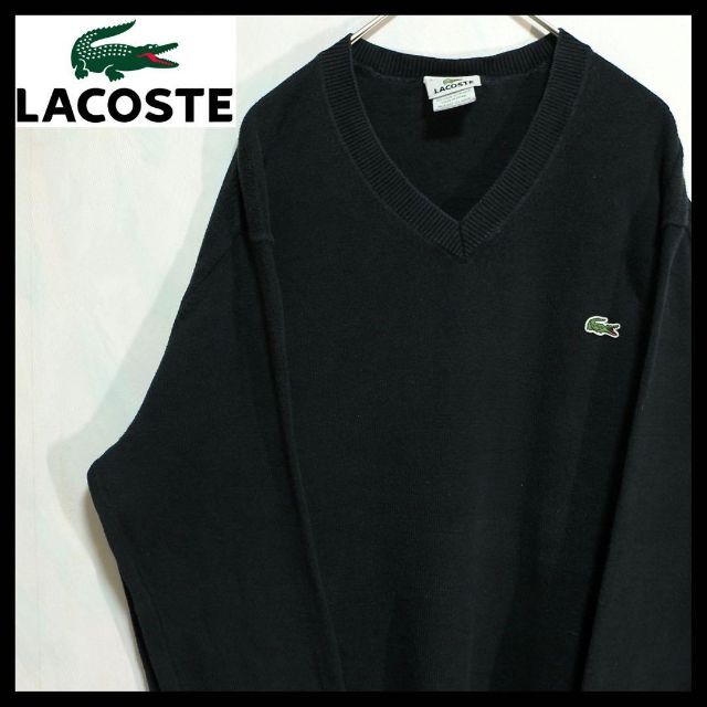 IZOD LACOSTE L USA製 ニットセーター L 希少品 - ニット