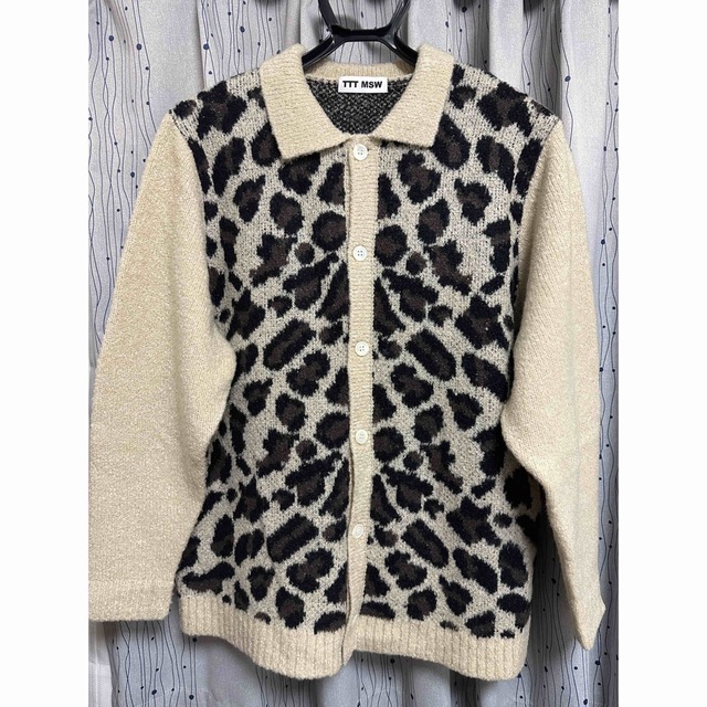 TTT_MSW 21AW leopard cardiganレオパードカーディガン