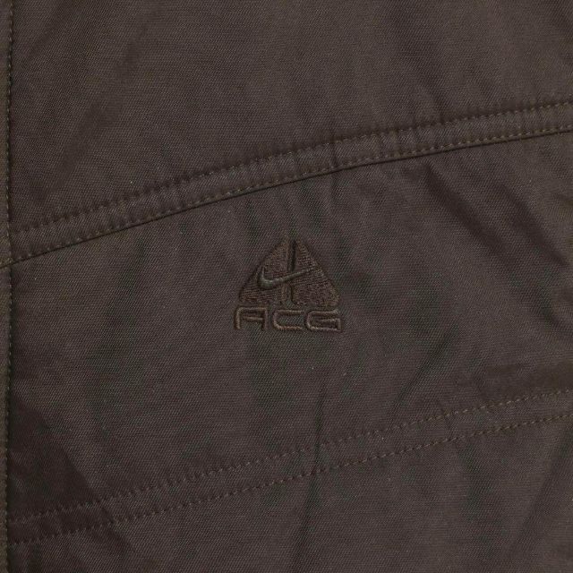 海外花系 【希少】nike ACG ナイロンベスト 刺繍ロゴ 高級 90s 入手