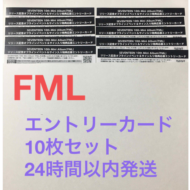 FML エントリーカード 10枚