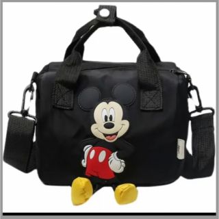 ディズニー(Disney)のmickeyショルダーバッグ【黒】(ショルダーバッグ)