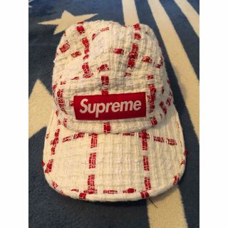 シュプリーム(Supreme)のsupreme ribbon cap red white 2020s/s(キャップ)