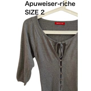 アプワイザーリッシェ(Apuweiser-riche)のApuweiser-richeアプワイザーリッシェ ニットブラウス アンゴラ混2(シャツ/ブラウス(長袖/七分))