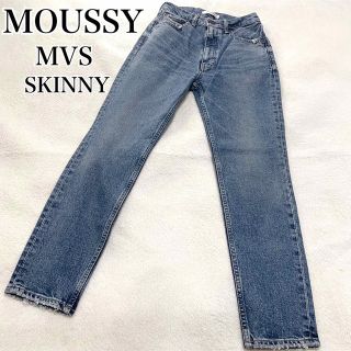 マウジー(moussy)のMOUSSY マウジー MVS SKINNY デニム 24ストレッチ パンツ青(デニム/ジーンズ)